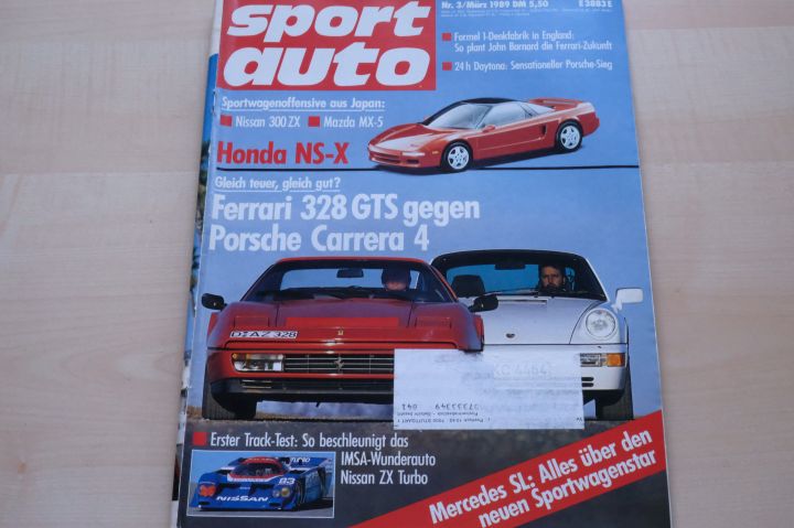 Deckblatt Sport Auto (03/1989)